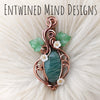 Amazonite Pendant In Copper