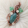 Amazonite Pendant In Copper