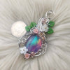 Aurora Opal Statement Pendant In Sterling Silver