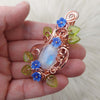 Moonstone Statement Pendant In Copper