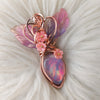 Aurora Opal Statement Pendant In Copper
