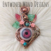 "Focus Unlocked" Statement Pendant In Copper