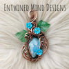 Larimar Pendant In Copper