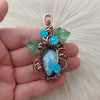 Larimar Pendant In Copper
