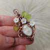 Small Goddess Pendant In Copper