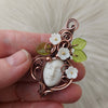 Small Goddess Pendant In Copper