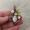 Small Goddess Pendant In Copper