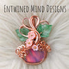Aurora Opal Pumpkin Pendant In Copper