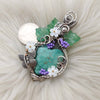 "Whisper" Statement Pendant In Sterling Silver
