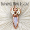 Moonstone Statement Pendant In Copper