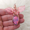 Aurora Opal Statement Pendant In Copper