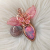 Aurora Opal Statement Pendant In Copper