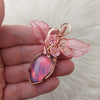 Aurora Opal Statement Pendant In Copper