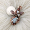 Opalite Small Skull Pendant
