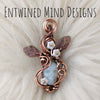 Opalite Small Skull Pendant