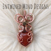 Carnelian Heart Pendant
