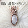 Moonstone Pendant In Copper