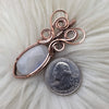 Moonstone Pendant In Copper