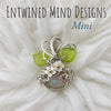 3ct Ethiopian Opal and Sterling Silver Mini Pumpkin Pendant