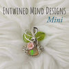 3ct Ethiopian Opal and Sterling Silver Mini Pumpkin Pendant