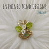3ct Ethiopian Opal and 14k Gold Filled Mini Pumpkin Pendant