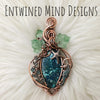 Ocean themed Jasper Statement Pendant In Copper