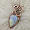 Moonstone Statement Pendant In Copper