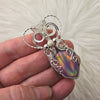 Aurora Opal Doublet and Sterling Silver Statement Pendant