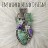 Variscite Statement Pendant In Sterling Silver