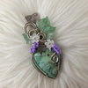 Variscite Statement Pendant In Sterling Silver