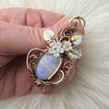 Moonstone Pendant In Copper