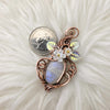 Moonstone Pendant In Copper