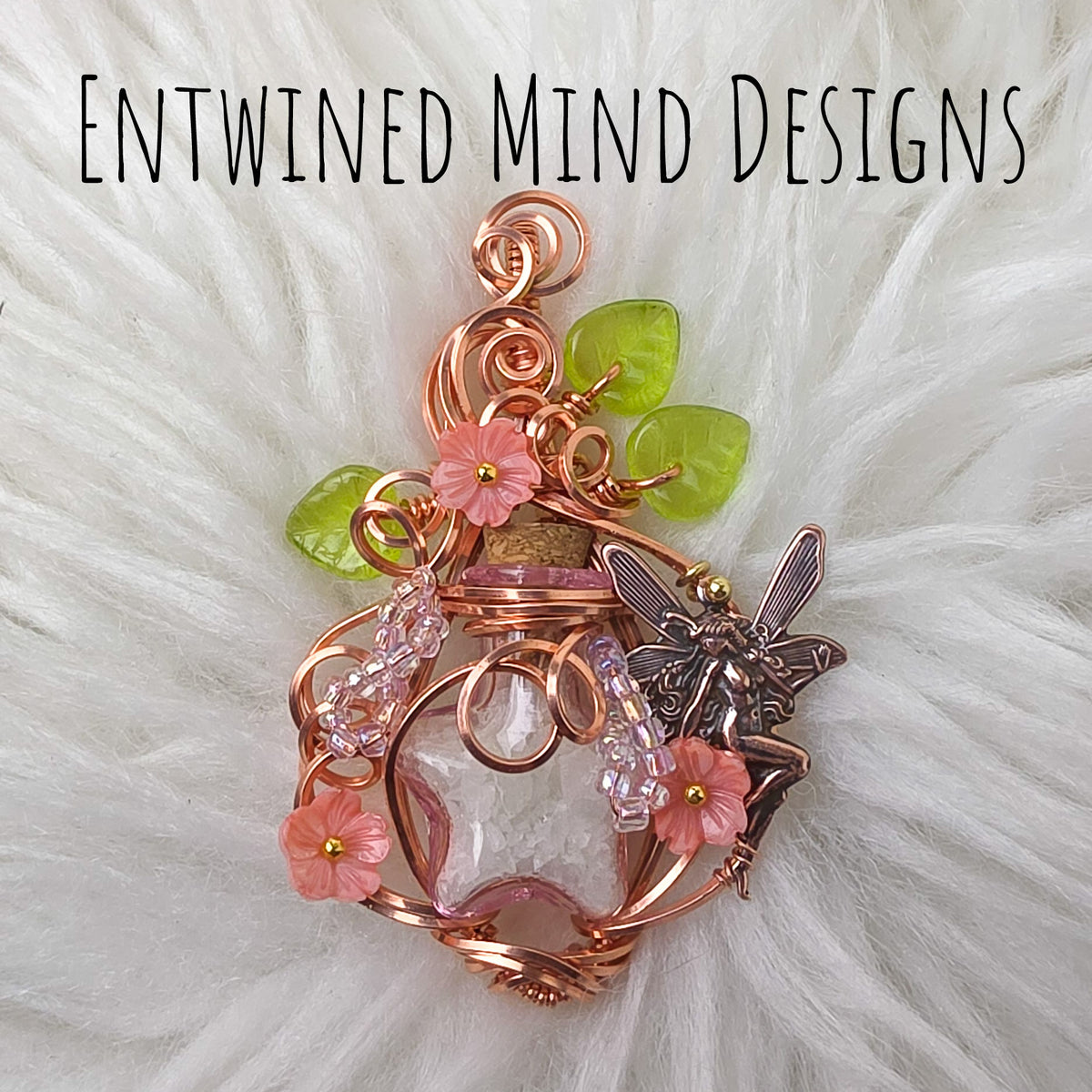 Glowing Fairy Potion Bottle Pendant