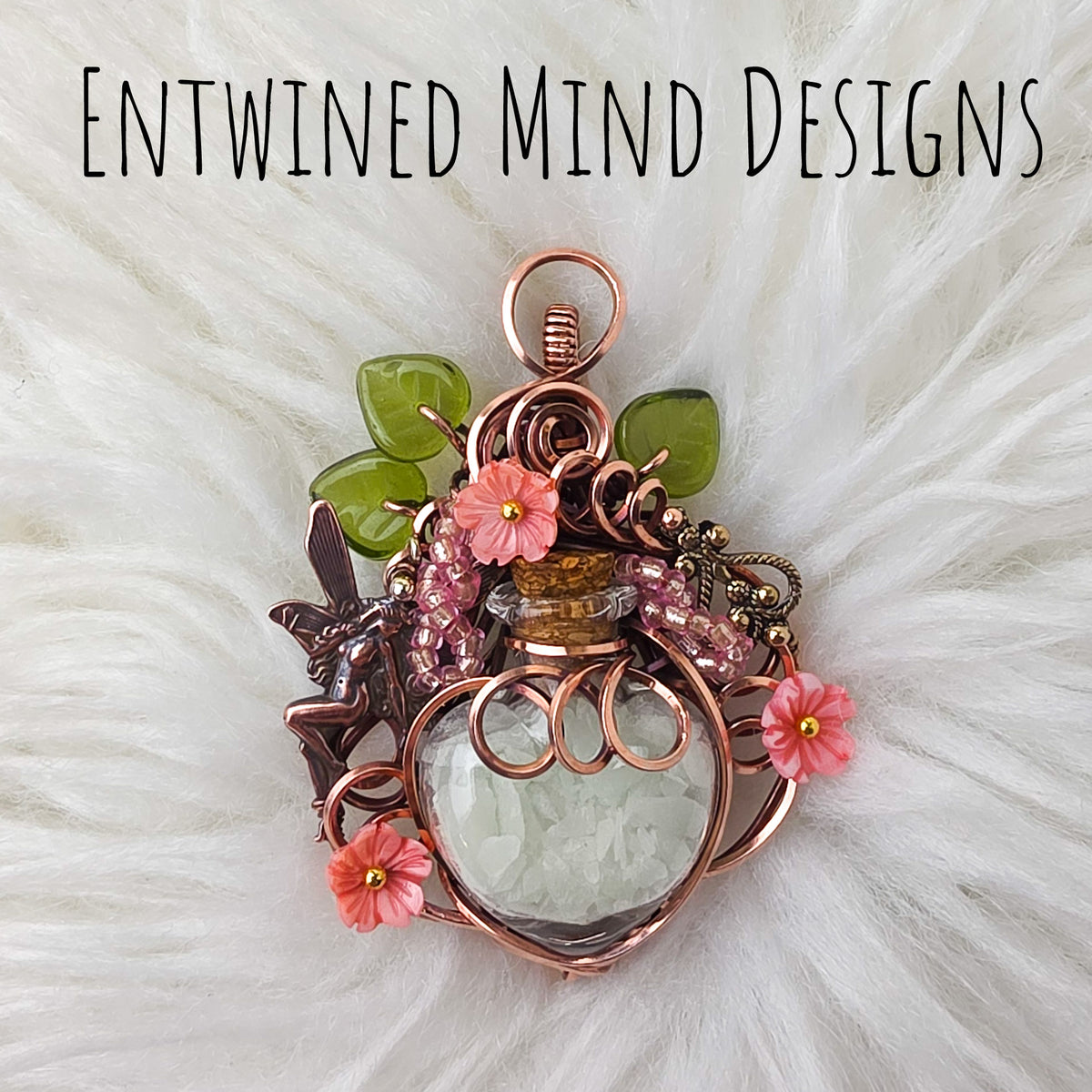 Glowing Fairy Potion Bottle Pendant