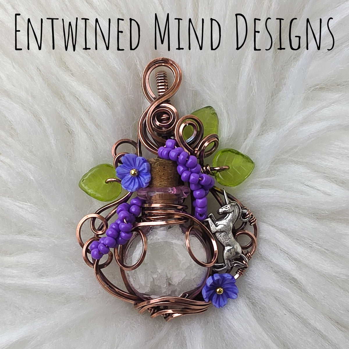 Glowing Fairy Potion Bottle Pendant