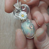 11ct Ethiopian Opal and Sterling Silver Pendant