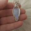 Moonstone And Sterling Silver Pendant