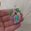Aurora Opal Statement Pendant In Sterling Silver