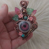 "Focus Unlocked" Statement Pendant In Copper