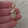 2ct Natural Ethiopian Opal And 14k gold filled Mini Pendant