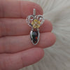 Smoked 2ct Ethiopian Opal And Sterling Silver Mini Pendant
