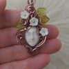 Small Goddess Pendant In Copper