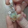 9ct Ethiopian Opal and Sterling Silver Pendant