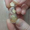 6ct Ethiopian Opal and Sterling Silver Pendant