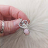 Peruvian Pink Opal Sterling Silver Mini Pendant