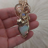"Mary Me" 21.5ct Natural Ethiopian Opal And 14k gold filled Statement Pendant