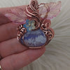 Aurora Plume Pumpkin Pendant In Copper