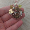 Green Lock And Key Potion Bottle Pendant