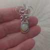 3.5ct Ethiopian Opal and Sterling Silver Small Pendant