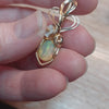 CUSTOM RESERVED 2.6 ct Natural Ethiopian Opal And 14k gold filled Mini Pendant